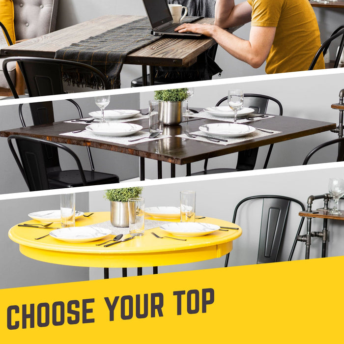 Solitaire Kitchen Table By PIPE DECOR - Sweatfully