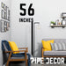 Reader Floor Lamp By PIPE DECOR - Sweatfully
