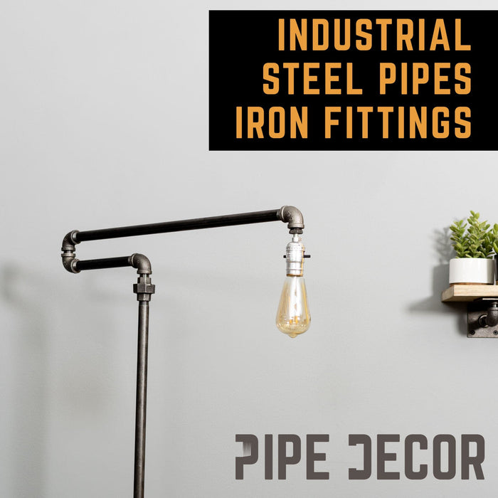 Hanger Floor Lamp By PIPE DECOR - Sweatfully