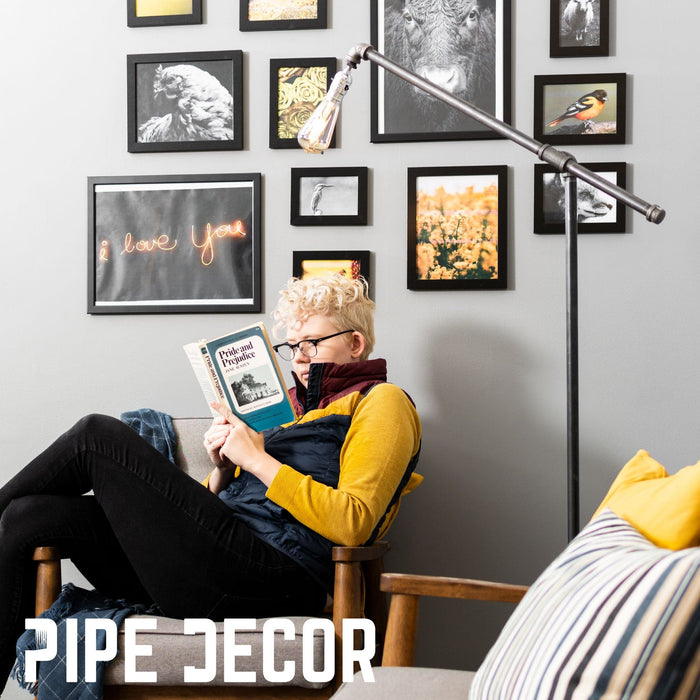 Telescope Floor Lamp By PIPE DECOR - Sweatfully