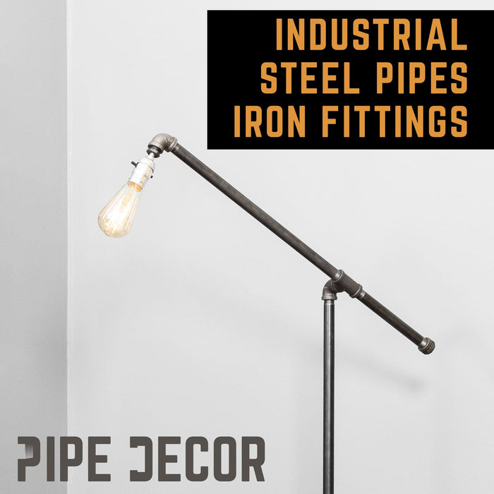Telescope Floor Lamp By PIPE DECOR - Sweatfully
