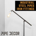 Telescope Floor Lamp By PIPE DECOR - Sweatfully