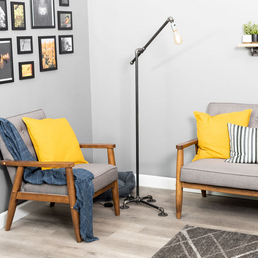 Telescope Floor Lamp By PIPE DECOR - Sweatfully
