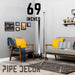 Torch Floor Lamp By PIPE DÉCOR - Sweatfully