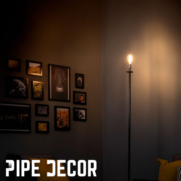 Torch Floor Lamp By PIPE DÉCOR - Sweatfully