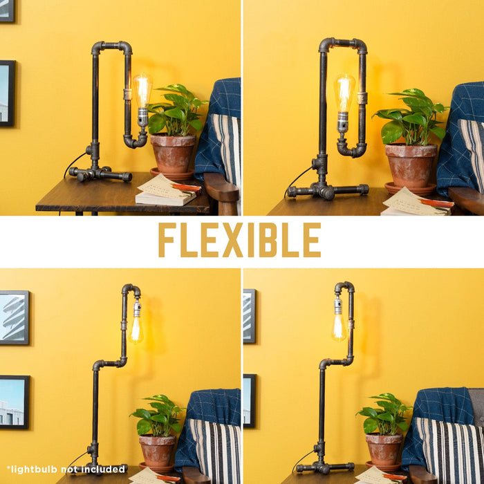 Convertible Table Lamp By PIPE DECOR - Sweatfully