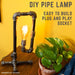 Convertible Table Lamp By PIPE DECOR - Sweatfully