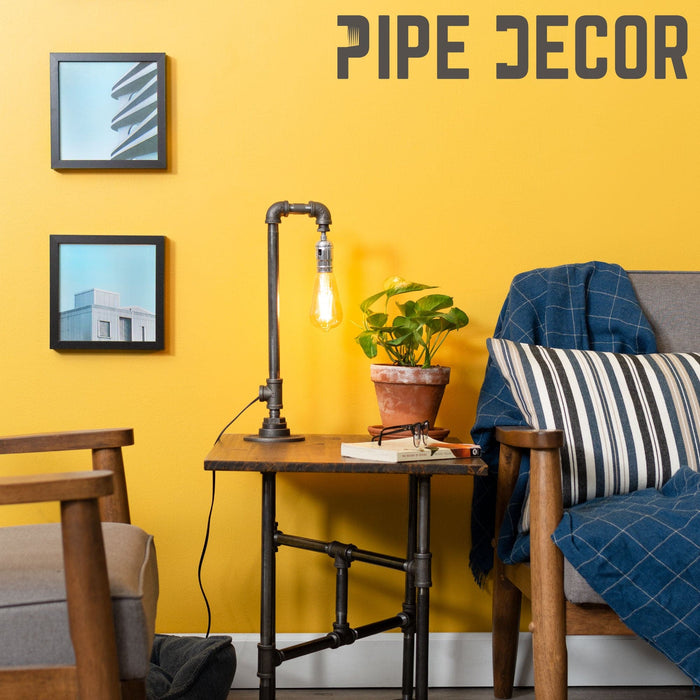 Reader Table Lamp By PIPE DECOR - Sweatfully