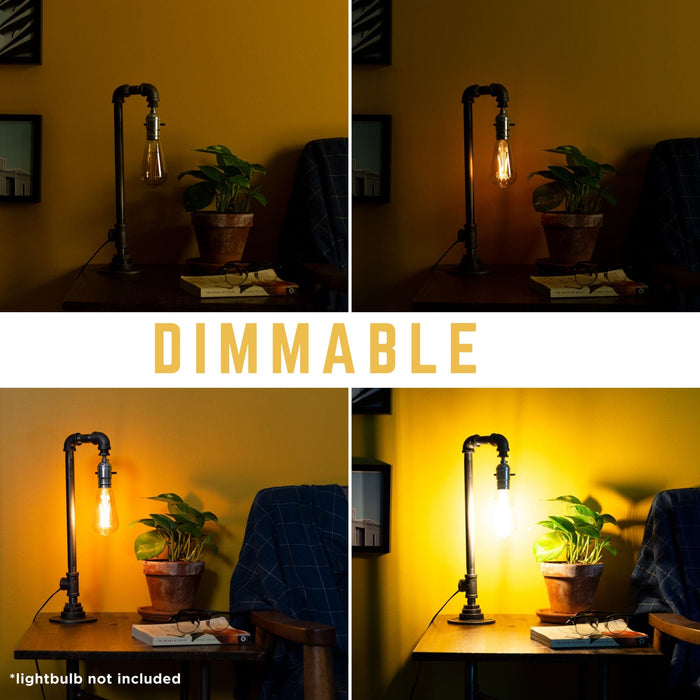 Reader Table Lamp By PIPE DECOR - Sweatfully