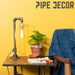 Reader Table Lamp By PIPE DECOR - Sweatfully