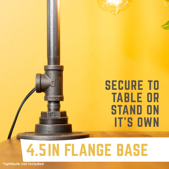 Reader Table Lamp By PIPE DECOR - Sweatfully