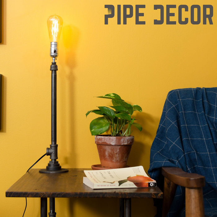 Torch Table Lamp By PIPE DECOR - Sweatfully
