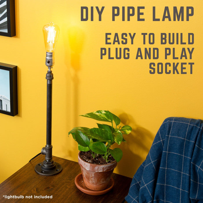 Torch Table Lamp By PIPE DECOR - Sweatfully