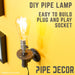 Wall Sconce By PIPE DECOR - Sweatfully