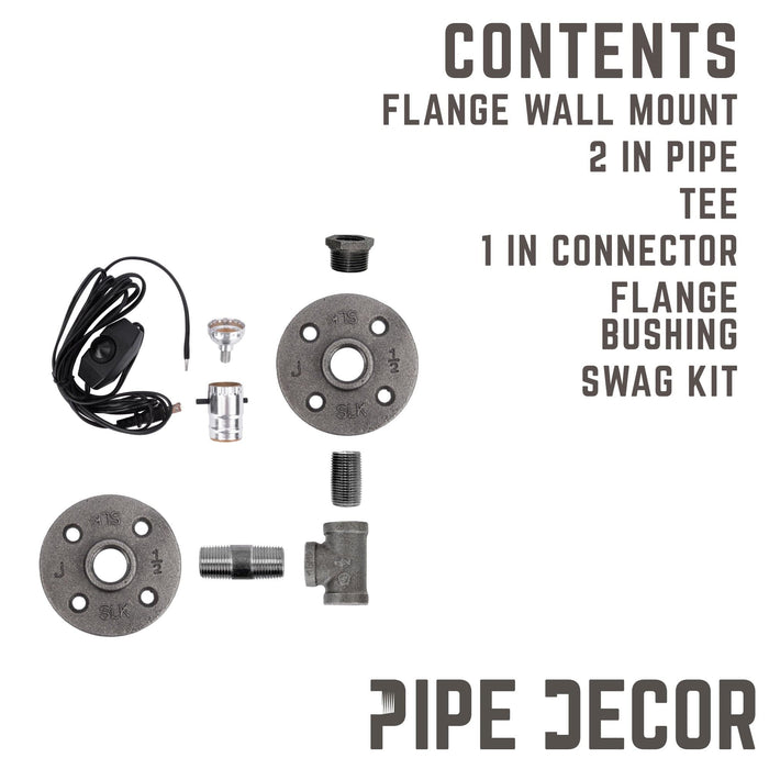 Wall Sconce By PIPE DECOR - Sweatfully
