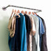 24 in. Industrial Pipe Clothing Rack (Wall Mounted) - Sweatfully