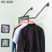 28 in. Tri-flange Wall Mounted Clothing Rack By PIPE DECOR - Sweatfully