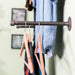 1/2 in. x 12 in. Clothing Hanging Bracket Kit, 4 Pack - Sweatfully