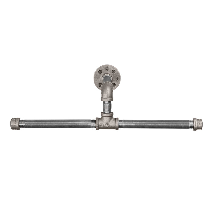 Wall-Mounted Tee-Style Pipe Clothing Rack - Sweatfully