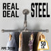 Wall-Mounted Tee-Style Pipe Clothing Rack - Sweatfully