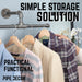 Wall-Mounted Tee-Style Pipe Clothing Rack - Sweatfully