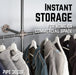 115 in. Wall Mounted Clothing Rack, Triple - Sweatfully