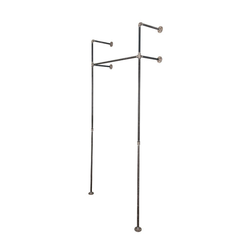 41 in. Wall Mounted Clothing Rack, Single - Sweatfully