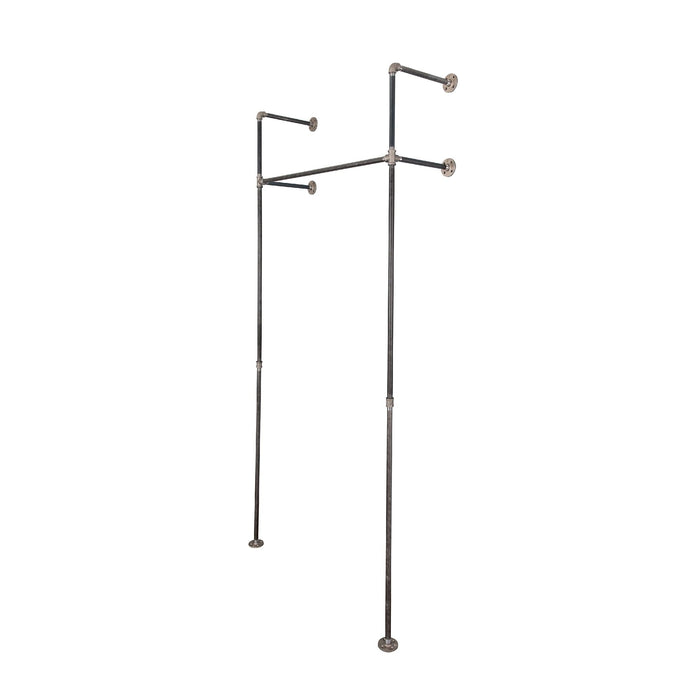 41 in. Wall Mounted Clothing Rack, Single - Sweatfully