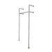 41 in. Wall Mounted Clothing Rack, Single - Sweatfully