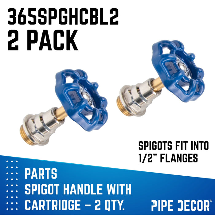 Blue Industrial Spigot Handle (2-Pack) - Sweatfully
