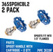 Blue Industrial Spigot Handle (2-Pack) - Sweatfully