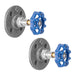 Blue Industrial Spigot Wall Hook with Flange (2-Pack) - Sweatfully