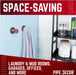 Red Industrial Spigot Wall Hook with Flange (2-Pack) - Sweatfully