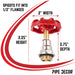 Red Industrial Spigot Handle (2-Pack) - Sweatfully