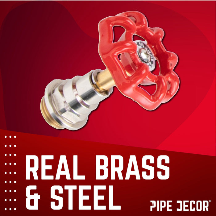 Red Industrial Spigot Handle (2-Pack) - Sweatfully