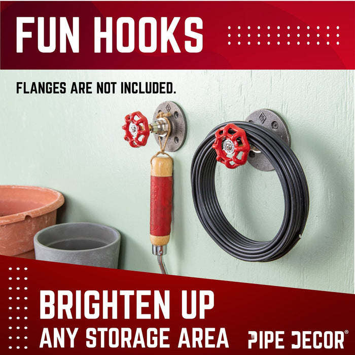 Red Industrial Spigot Handle (2-Pack) - Sweatfully
