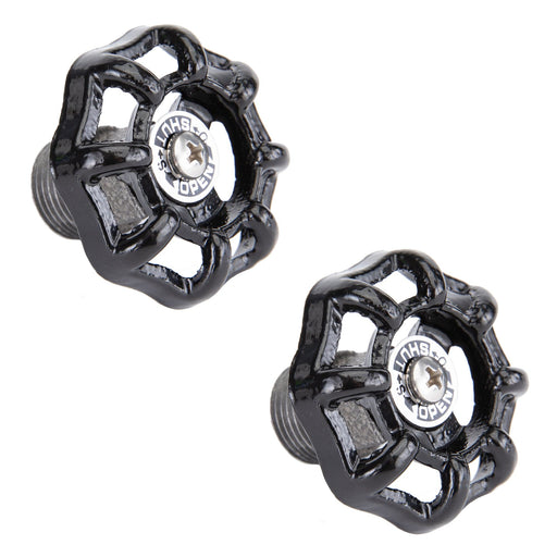 Black Industrial Spigot with Plug (2-Pack) - Sweatfully