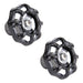 Black Industrial Spigot with Plug (2-Pack) - Sweatfully