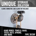 Black Industrial Spigot with Plug (2-Pack) - Sweatfully