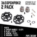 Black Industrial Spigot with Plug (2-Pack) - Sweatfully