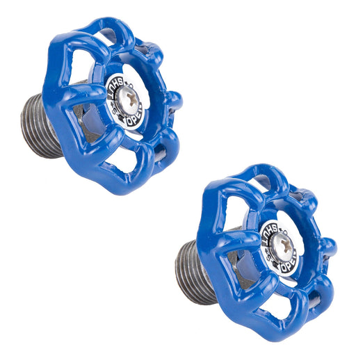 Blue Industrial Spigot with Plug (2-Pack) - Sweatfully
