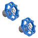 Blue Industrial Spigot with Plug (2-Pack) - Sweatfully