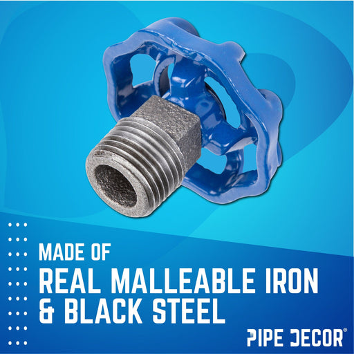 Blue Industrial Spigot with Plug (2-Pack) - Sweatfully
