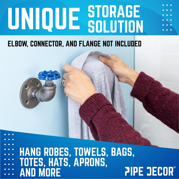 Blue Industrial Spigot with Plug (2-Pack) - Sweatfully