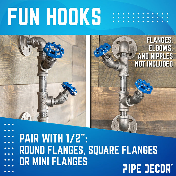 Blue Industrial Spigot with Plug (2-Pack) - Sweatfully
