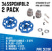Blue Industrial Spigot with Plug (2-Pack) - Sweatfully