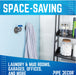 Blue Industrial Curved Spigot Wall Hook with Flange (2-Pack) - Sweatfully