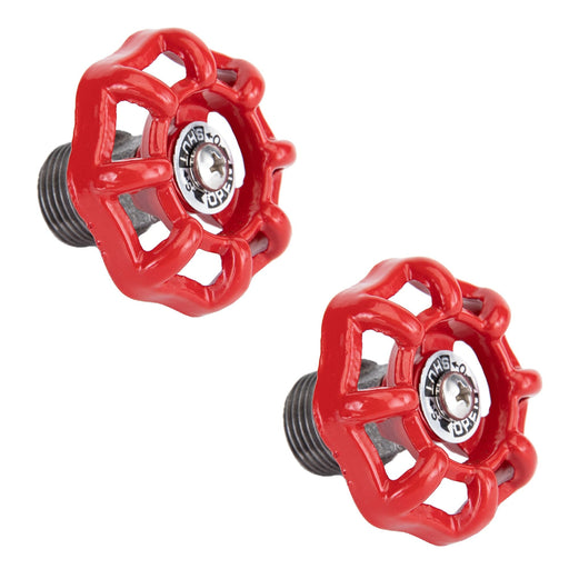 Red Industrial Spigot with Plug (2-Pack) - Sweatfully