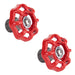 Red Industrial Spigot with Plug (2-Pack) - Sweatfully