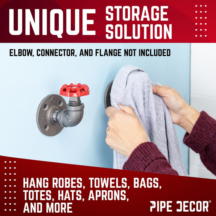 Red Industrial Spigot with Plug (2-Pack) - Sweatfully